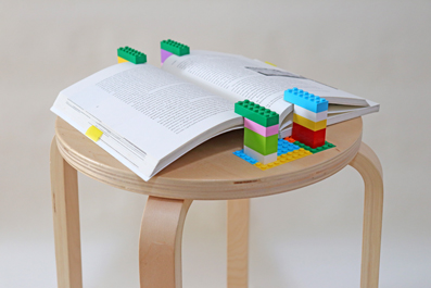 The Temporary Reading Stool, transformation of an ikea stool into a book reading stand | Miguel Costa | Micro Atelier de Arquitectura e Arte